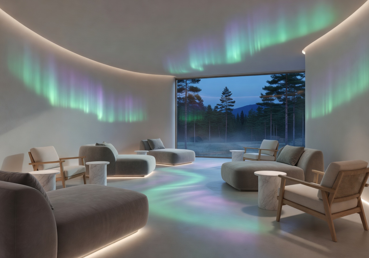Aurora relaxation lounge wellness