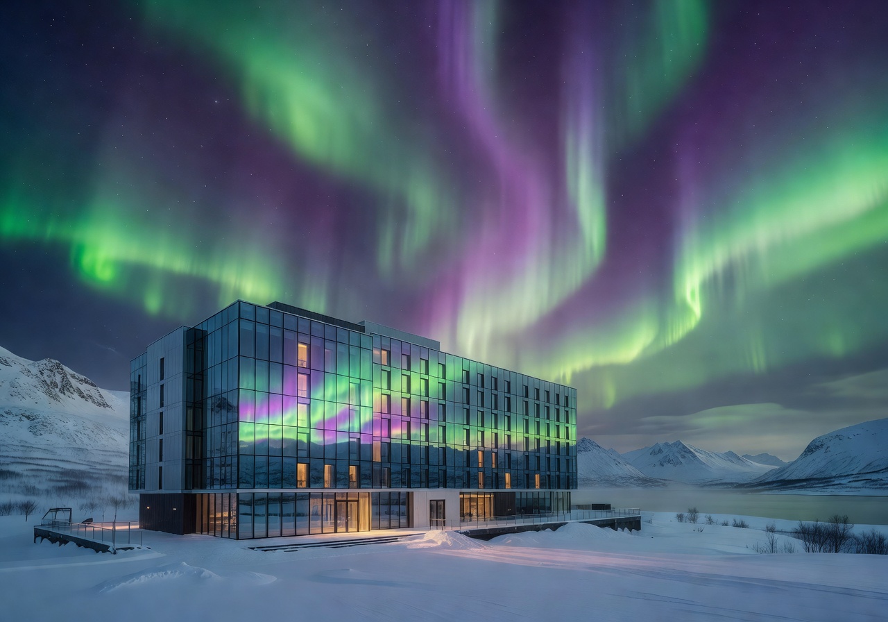 Clarion Hotel The Edge Tromso northern lights arctic luxury