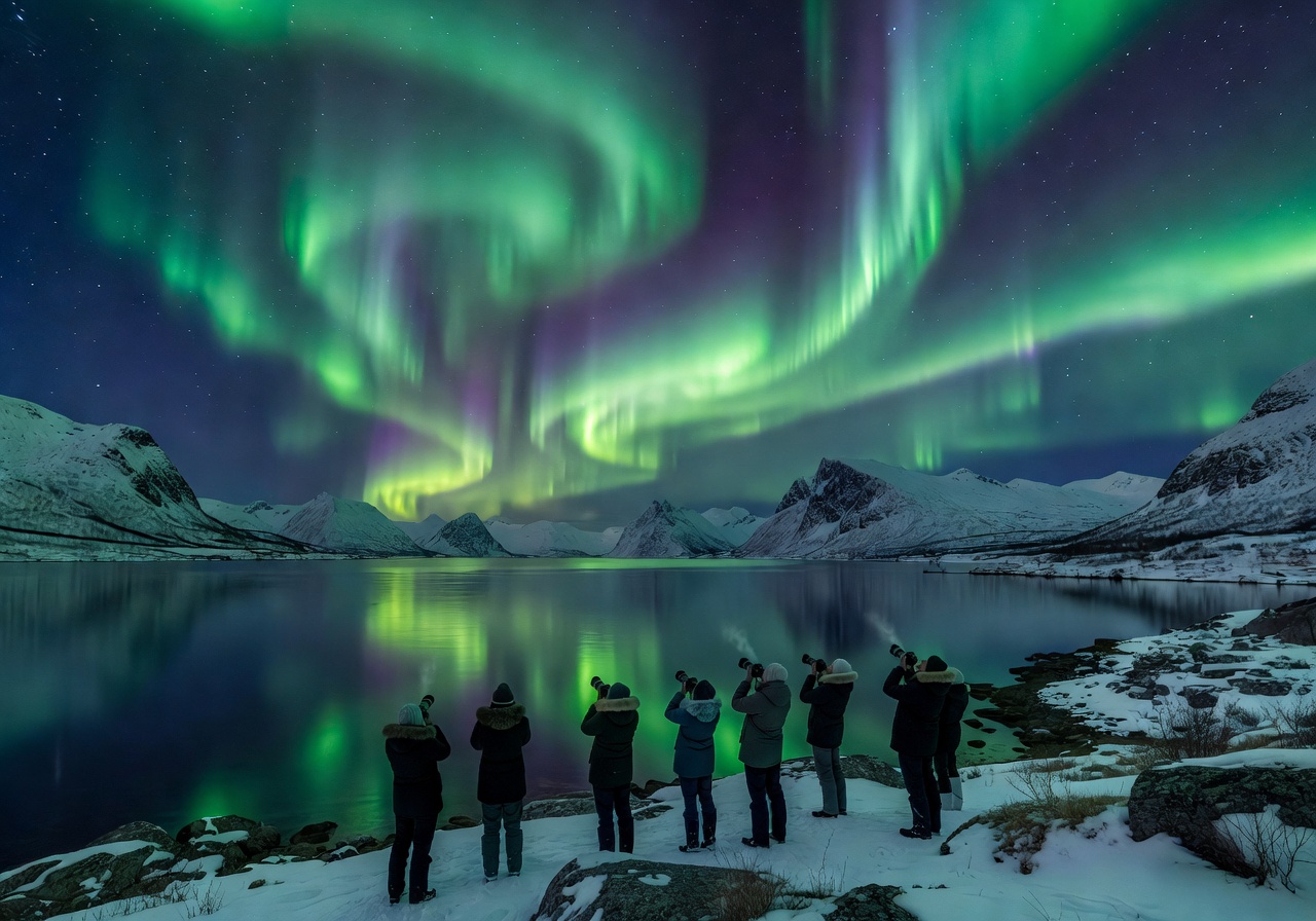 Northern lights aurora borealis tour Norway
